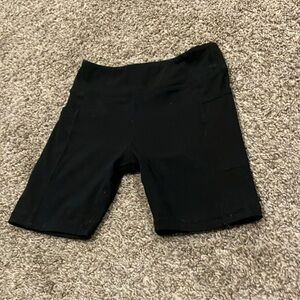 Zyia black biker shorts